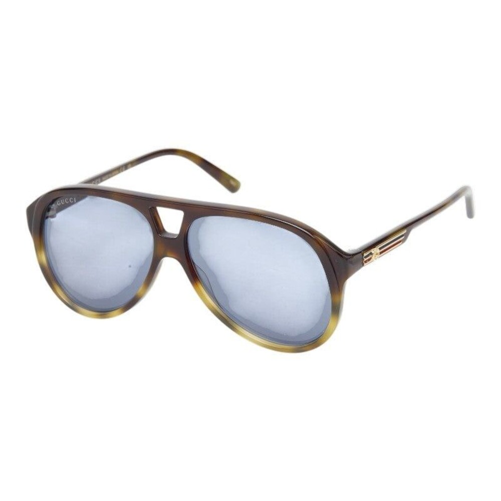 Gucci Interlocking G Teardrop Sunglasses Brown